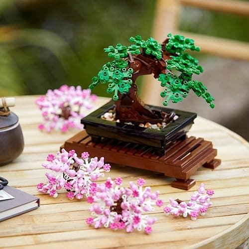 LEGO Bonsai Tree 10281 Building Kit, a Building Project to Focus The Mind with a Beautiful Display Piece to Enjoy, New 2021 (878 Pieces) thumbnail 8