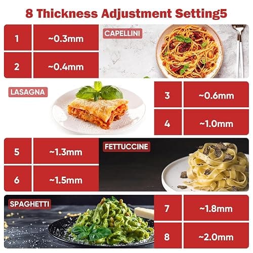 3 in 1 Pasta Attachment for KitchenAid Stand Mixer, All Metal Pasta Maker KitchenAid Attachment, Pasta Sheet Roller, Spaghetti Cutter, Fettuccine Cutter Maker Accessories and Cleaning Brush by Gvode thumbnail 6