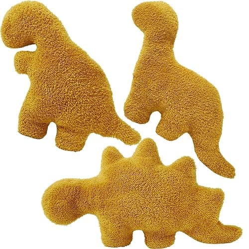 Aucess Dino Chicken Nugget Pillow Set 24in - Image 1