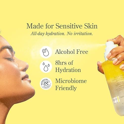 Beekman 1802 Milk Shake Hydrating Face Mist - Hyaluronic Acid & Squalane Facial Mist Minimizes Pores & Gently Moisturizes - Makeup Setting Spray - Fragrance-Free thumbnail 6