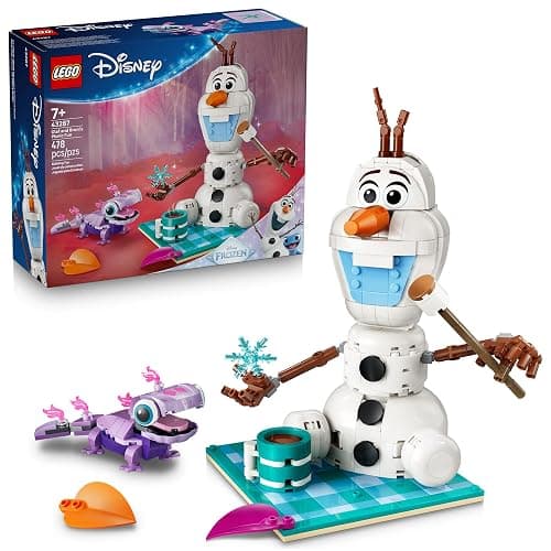 LEGO Disney Frozen Olaf and Bruni’s Picnic Fun Building Toy - Frozen Toys for Girls & Boys, Ages 7+ - Disney Gifts for Kids & Fans - 43287 - Image 1