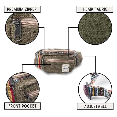 core hemp fanny pack (Boho Green) thumbnail 7