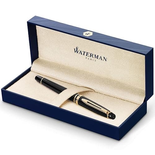 Waterman Expert3 Black GT Fountain Pen, Fine Point - Image 1