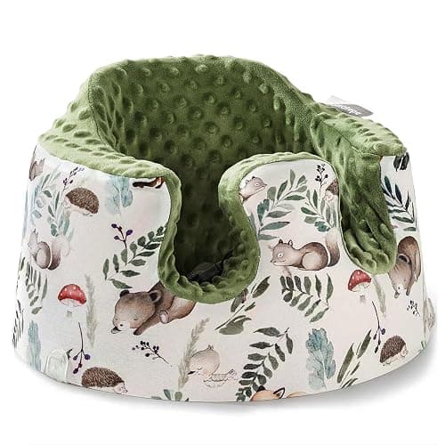 Seat Cover Compatible with Bumbo and Nuby Seat,Soft Breathable Cover for Baby Girl Boy,Cover Only - Image 1