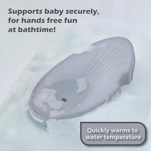 Shnuggle | Newborn Baby Bath Support | Ergonomic Soft-Touch Seat | Lightweight Non-Slip Base | Compact | Perfect for Babies up to 6 Months thumbnail 4