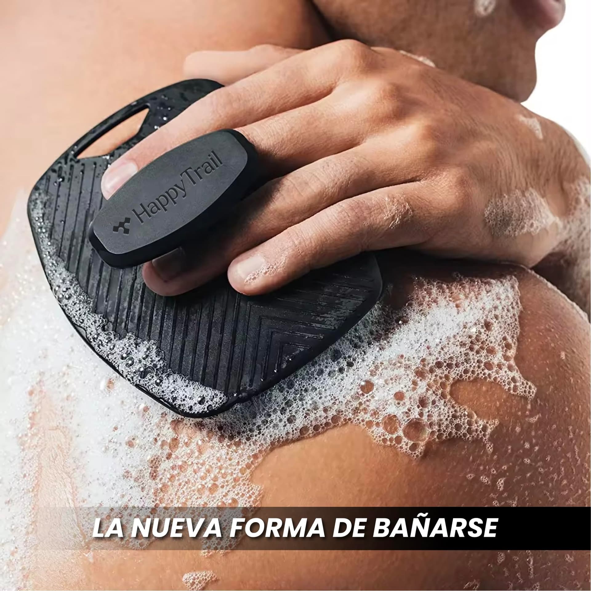 Cepillo / Esponja Corporal de Silicona Premium, Limpiador y Exfoliante, Resistente de Larga Duración, Aumenta la Espuma Mientras te Bañas, Mango Ergonómico Antideslizante, Fácil de Limpiar, No Guarda Bacterias, Higiénico y Portatil. thumbnail 6