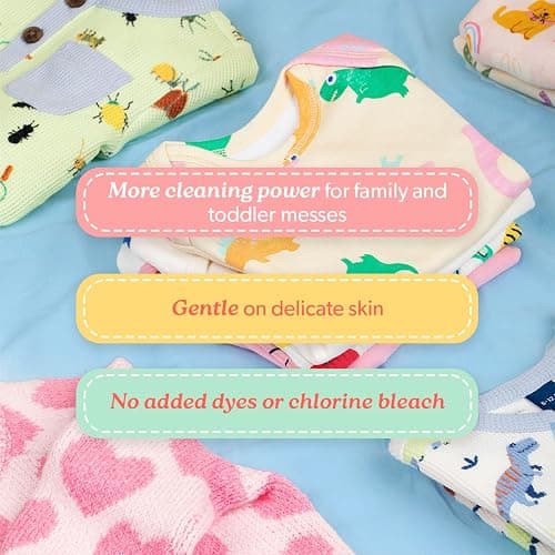 Dreft Baby Liquid Laundry Detergent, Gentle on Sensitive Skin Laundry Soap, 150 fl oz, 114 Loads (Packaging May Vary) thumbnail 9