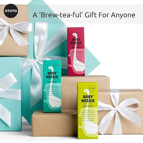 Cute Tea Infuser by OTOTO - Loose Leaf Tea Steeper, Tea Accessories, Tea Diffusers, Tea Infuser for Loose Leaf Tea, Tea Strainers, Cute Gifts, Tea Gift Set, Kitchen Gifts, Cooking Gadgets thumbnail 6