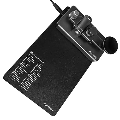 PUTIKEEG Morse Code Table Key morse code List Learning Shortwave Radio Black thumbnail 8