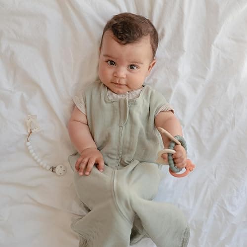 mushie Silicone Dino Teething Ring Toy - Dino thumbnail 6