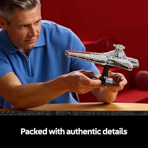 LEGO Star Wars 75441 Venator-Class Attack Cruiser Building Set for Adults - Republic Starship Model Kit - Living Room & Shelf Decor - Collectible Gift for Revenge of the Sith Fans thumbnail 4