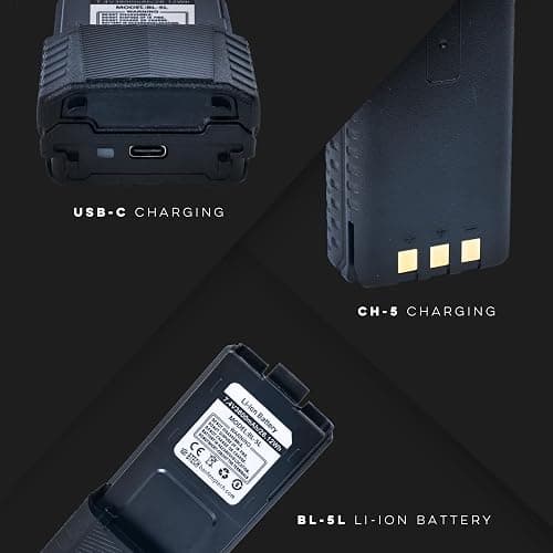 BaoFeng, BTECH BL-5L 3800mAh Li-ion Battery Pack, High Capacity Extended Battery for UV-5X3, BF-F8HP, and UV-5R Radios (BL-5 BaoFeng Battery Series) thumbnail 4