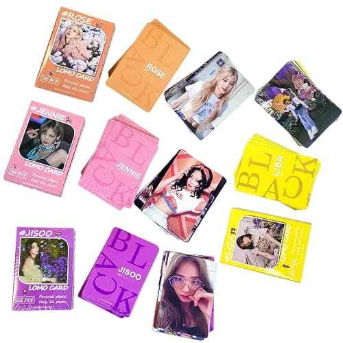 KPOPBP Lomo Card 2022 Season's Greetings Photocard Personal Pictures 4 Boxes / 220 PCS Set Lomo Card Gift for Blink Girls and Boys thumbnail 2