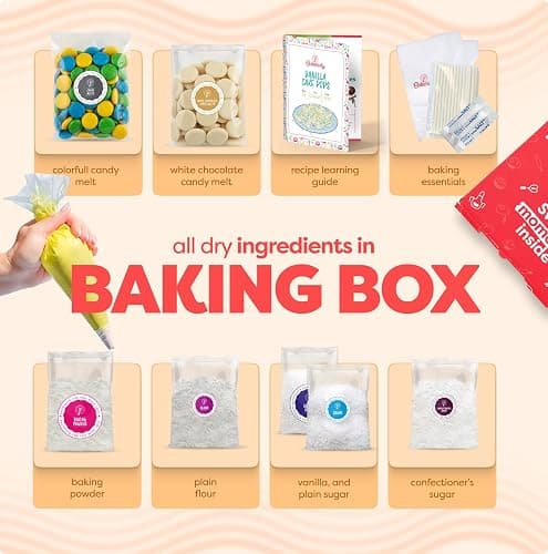 Baketivity Egg Shape Vanilla Cake Pops Kids Baking DIY Activity Kit thumbnail 3