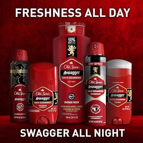 Old Spice Refreshing Body Wash for Men, 3X Defense, 24/7 Shower Fresh with Long Lasting Scent, Red Collection, Swagger with Cedarwood Scent, 24 oz (Pack of 2) thumbnail 10