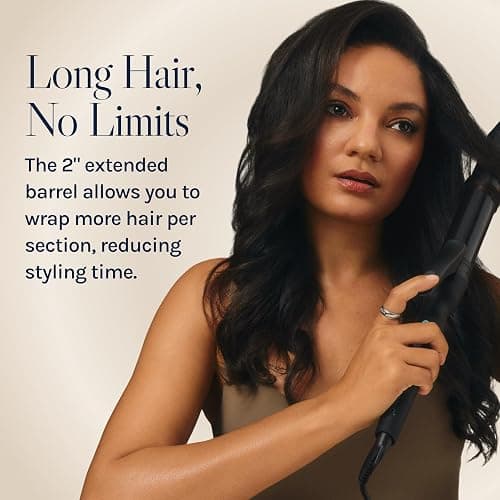 Bio Ionic Long Barrel Styler,Curling Iron with Moisture Heat Technology & NanoIonic MX, Verstatile Curling Wand thumbnail 2