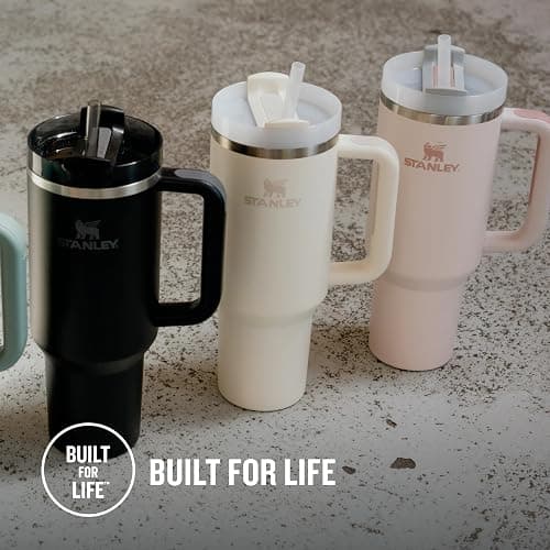 STANLEY Quencher H2.0 Flowstate Tumbler 1.2L - Cold for 11 Hours - Iced for 48 Hours - Metal Water Bottle with Straw, Handle and Lid - Dishwasher Safe - Travel Mug for Cold Drinks thumbnail 7