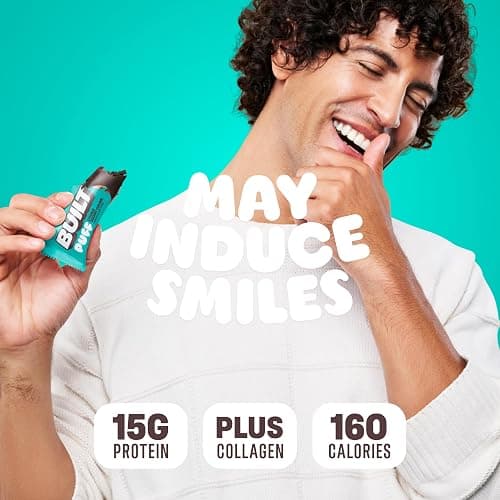 Built Bar, Puff Protein Bars, Cookie Dough Chunk Puff, 15g Protein Snacks, On-The-Go Bars, Only 160 Calories, 8g Sugar, Collagen, Not Gluten Free, 12 Count thumbnail 4
