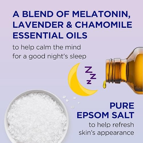 Dr Teal's Foaming Bath with Pure Epsom Salt, Melatonin Sleep Soak with Essential Oil Blend, 34 fl oz (Pack of 4) thumbnail 2