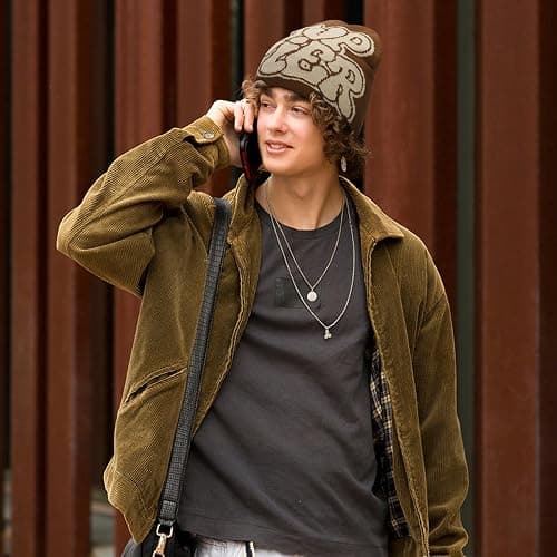 Supaico Men Women Y2K Beanies Gothic Graphic Knitted Hat Winter Warm Beanies Casual Outdoor Skull Cap - Red White Tt - Beanie thumbnail 5