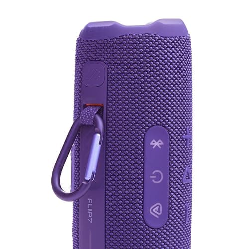 JBL Flip 7 - Portable Waterproof and Drop-Proof Speaker, Bold JBL Pro Sound with AI Boost, 16Hrs of Playtime, and PushLock System with Interchangeable Accessories (Purple) thumbnail 4