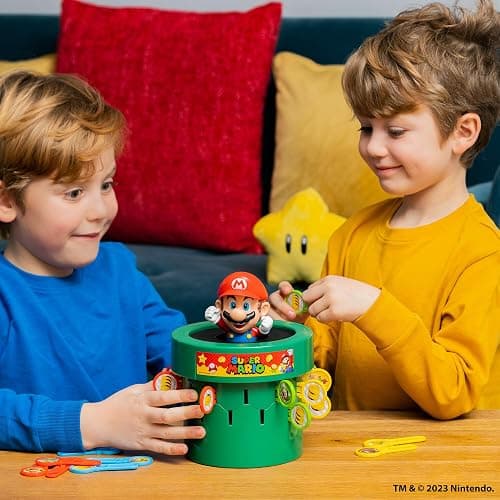 TOMY Pop Up Super Mario Board Game - Family and Preschool Games for Family Game Night - Kids Activities and Super Mario Toys - Girls and Boys Games - 2-4 Players - Ages 4 Years and Up thumbnail 5