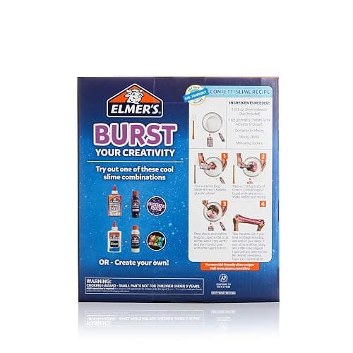 Elmer's Collection Slime Kit, Washable, Nontoxic, 6 Count - Includes Metallic, Clear, Colored Glue, Magical Liquid Slime Activators thumbnail 5