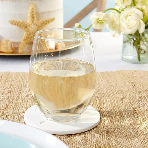 Kate Aspen by The Shore Sand Dollar Coaster – Coastal Decor & Beach Wedding Favors, Bridal Shower Gifts, Nautical Party Favors, Beach Themed Decor, One Coaster thumbnail 6