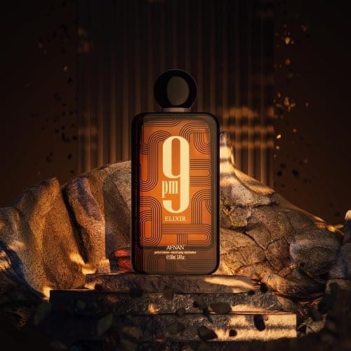 Afnan 9 PM Elixir Unisex Extrait de Parfum, 3.4 Fl. Oz thumbnail 6