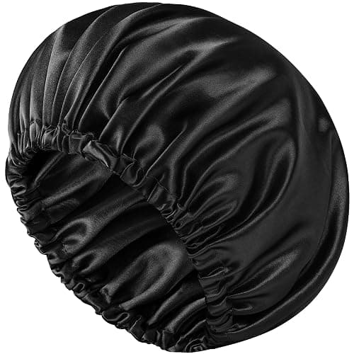 Luyfrsuu Satin Bonnet Double Layer Silk Bonnet for Sleeping Women Hair Care for Natural Curly - Image 1