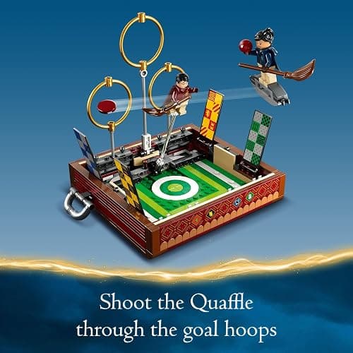 LEGO Harry Potter Quidditch Trunk 76416 Buildable Harry Potter Toy; Birthday Gift Idea for Kids Aged 9+; Open the Buildable Box to Reveal a Quidditch Playing Arena; Includes 4 Customizable Minifigures thumbnail 3