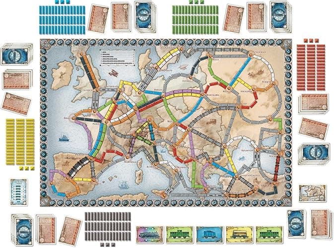 Les AVENTURIERS du Rail : Europe - Jeu de Base - Version Française thumbnail 6