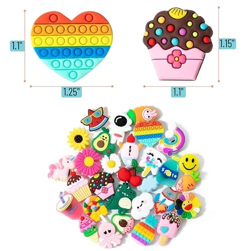 Mr. Pen- Different Charms, 30, 50, 60 Pcs, PVC Random Decoration Charms for Decoration thumbnail 3