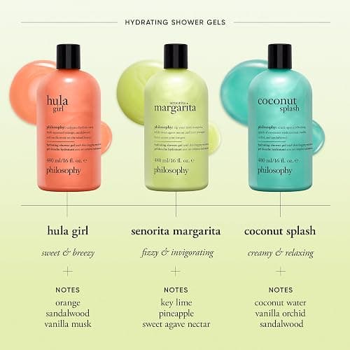 philosophy hydrating shower gel coconut splash, 480ml (16oz) thumbnail 4