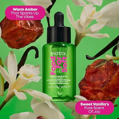 Matrix Multi-Use Hair Oil Serum for All Dry Hair, Hydrating Leave-In Treatment With Avocado Oil, Food for Soft, 50 ml thumbnail 12