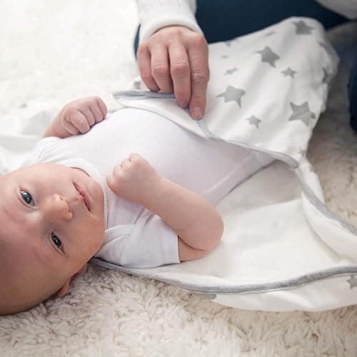 Little Seeds Swaddle Blanket 0-3 Months, 3-Pack Organic Cotton Baby Swaddles - Swaddles for Newborns Infant Boys & Girls, Soft & Snug Hip-Healthy Swaddling Blankets thumbnail 2
