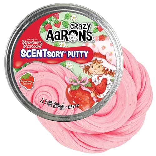 Crazy Aaron's Strawberry Shortcake™ SCENTsory® Putty - Made in USA - Image 1