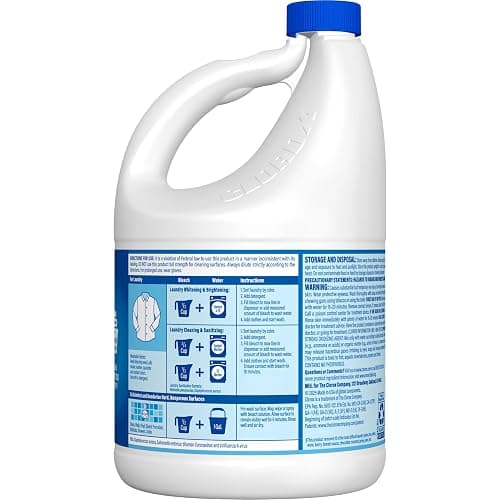Clorox No Splash Bleach, 117 Fluid Ounces (Package May Vary) thumbnail 10