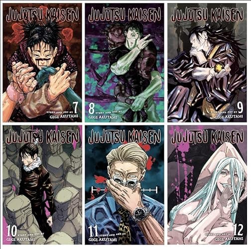 Jujutsu Kaisen Vol. 7,8,9,10,11,12 Bundle Set (6 Book Collection) - Image 1