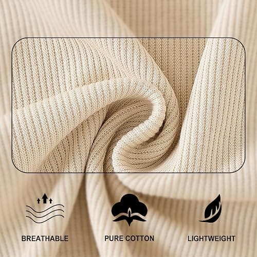 ROMPERINBOX Girls Tank Top 2 Pack Cotton Ribbed Tween Sleeveless Crop Tops for 8-12 Years, Crew Neck Summer Basic Tops thumbnail 6