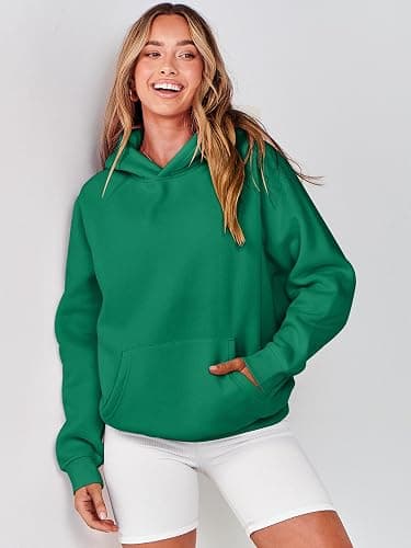 ANRABESS Women Hoodies Oversized Fleece Long Sleeve Comfy Casual Basic Pullover Sweatshirts 2025 Fall Outfits Y2K Clothes thumbnail 2