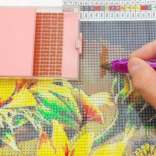 8 Set Diamond Art Trays Accessories, FineGood Diamond Art Storage Kits for Adults Diamond Storage Containers Funnel for DIY Diamond Art Painting thumbnail 8