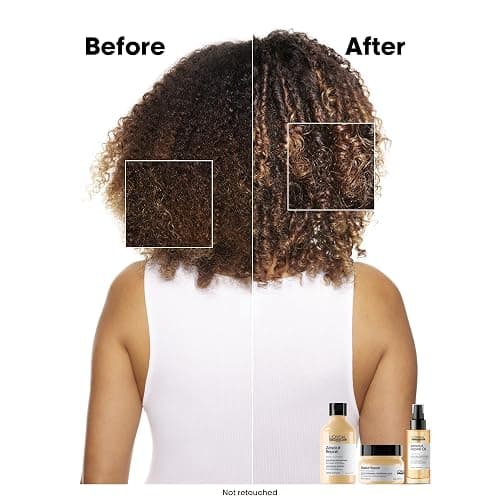 L’Oréal Professionnel 10-in-1 Leave-in Oil for Dry And Damaged Hair, With Protein. Gold Quinoa and Wheat Germ Oil, Nourishes, Resurfaces and Repairs, Serie Expert Absolut Repair, 90 ml thumbnail 6