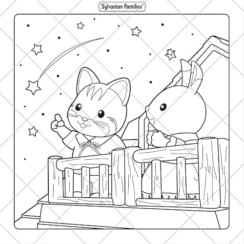 Sylvanian Families Cosy Friends: Cute and Comfy Colouring for All Ages (Sylvanian Families Cosy Colouring) thumbnail 8