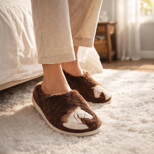 Jeasona Animal Slippers Women Sloth Horse Owl Penguin Elephant Gifts for Women thumbnail 6