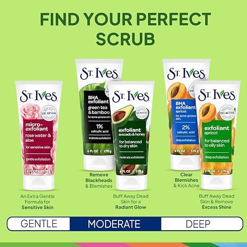 St. Ives Blackhead Clearing Face Scrub, Green Tea, 6 oz - 6 Ounce (Pack of 1) thumbnail 8
