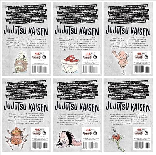 Jujutsu Kaisen Vol. 1,2,3,4,5,6 Bundle Set (6 Book Collection) thumbnail 2