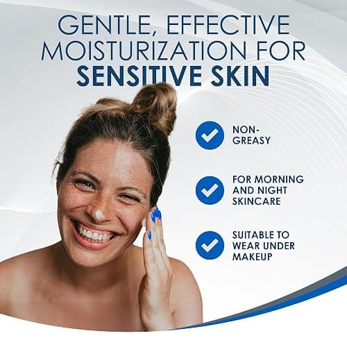 Vanicream Daily Facial Moisturizer With Ceramides and Hyaluronic Acid - Formulated Without Common Irritants for Those with Sensitive Skin, 3 fl oz (Pack of 1) thumbnail 2