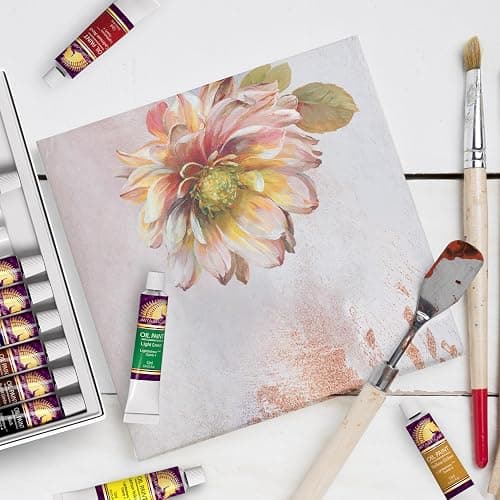 MyArtscape Oil Paint Set - 12 x 12ml Tubes - Lightfast - Heavy Body - Oil-based Vibrant Colors - High Pigment Load - Non-fading - Artist Quality Painting Supplies - Professional Craft Paints thumbnail 8