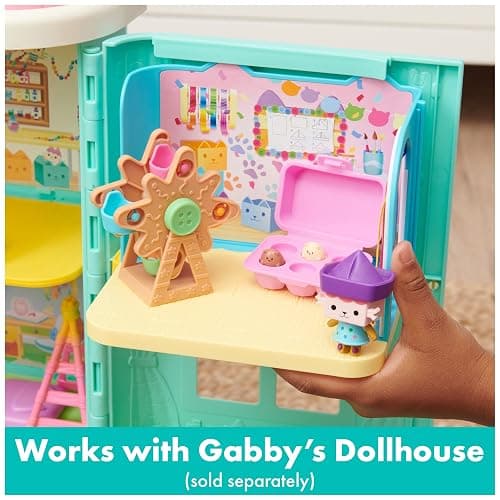 Gabby's Dollhouse, Baby Box Cat Craft-A-Riffic Room with Exclusive Figure, Accessories, Furniture and Dollhouse Delivery, Kids Toys for Ages 3 and up thumbnail 4